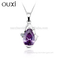 OUXI Factory direct price crystal jewellery pendant necklaces
